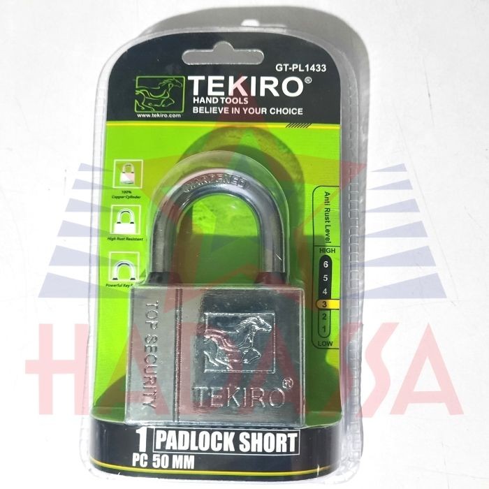 Gembok Pendek 50mm Tekiro GT-PL1433 3