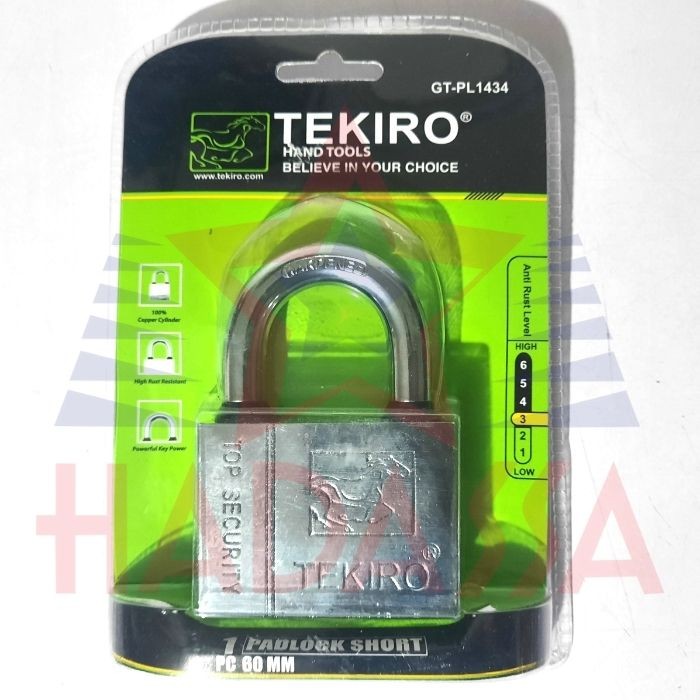 Gembok Pendek 60mm Tekiro GT-PL1434 3