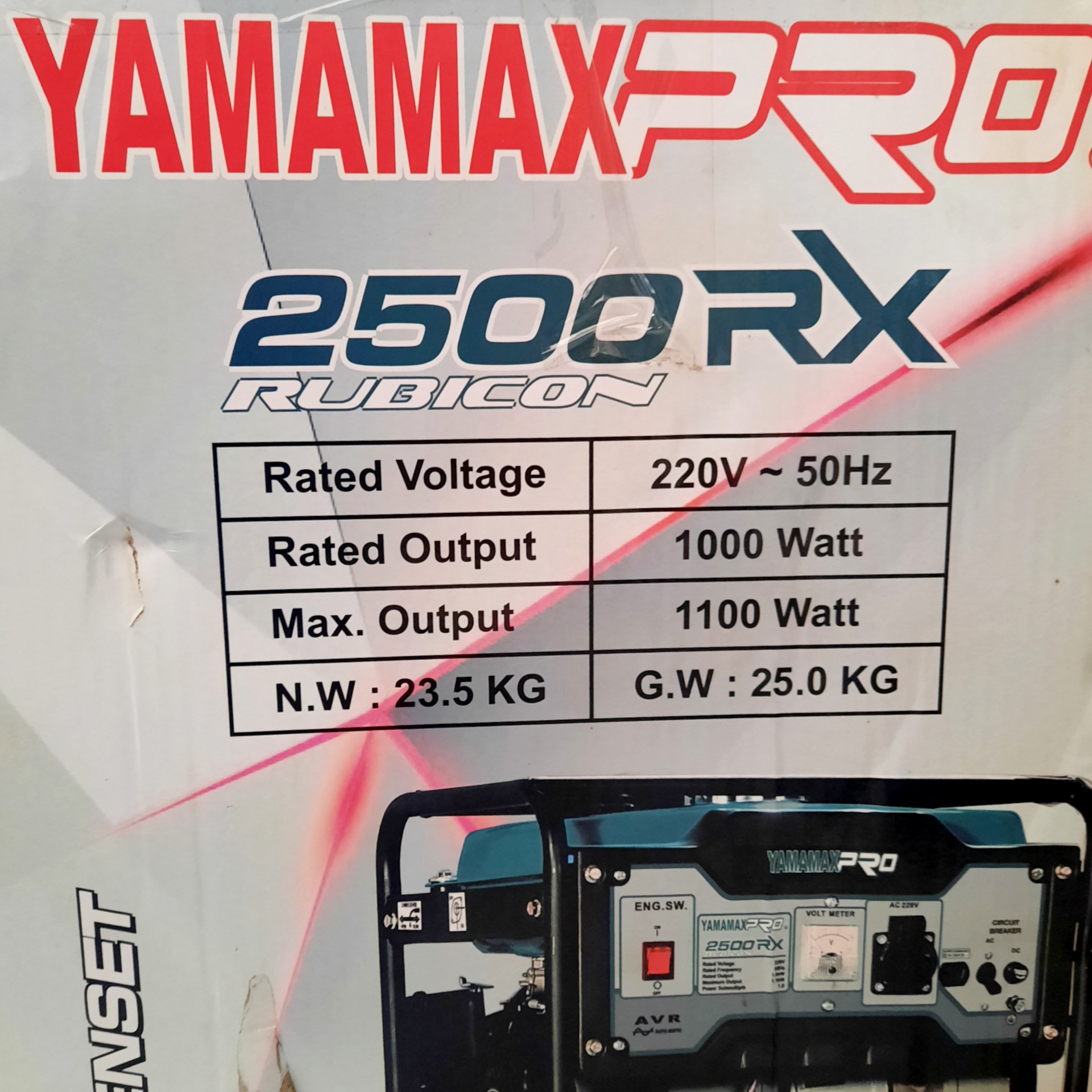 Genset Yamamax Pro 2500RX Rubicon 5