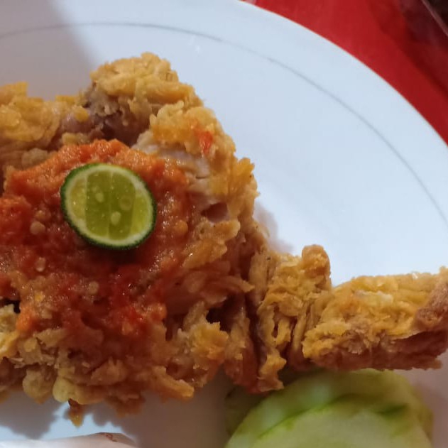 Ayam Geprek Sayap Atau Paha Bawah