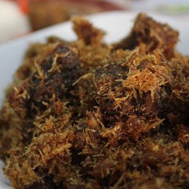 Gepuk Paru Goreng