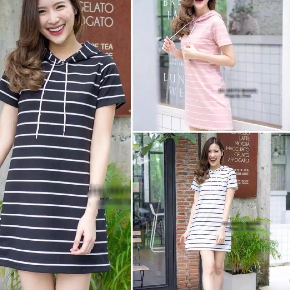 Giant Dress Sleve Elsa Hoodie Salur Bahan Spandex Ukuran AllSize Fit L