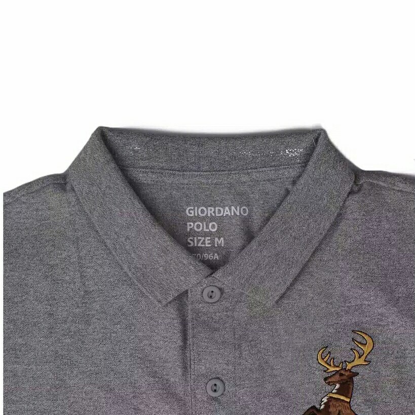 Giordano Men Big Deer Polo Shirt 2