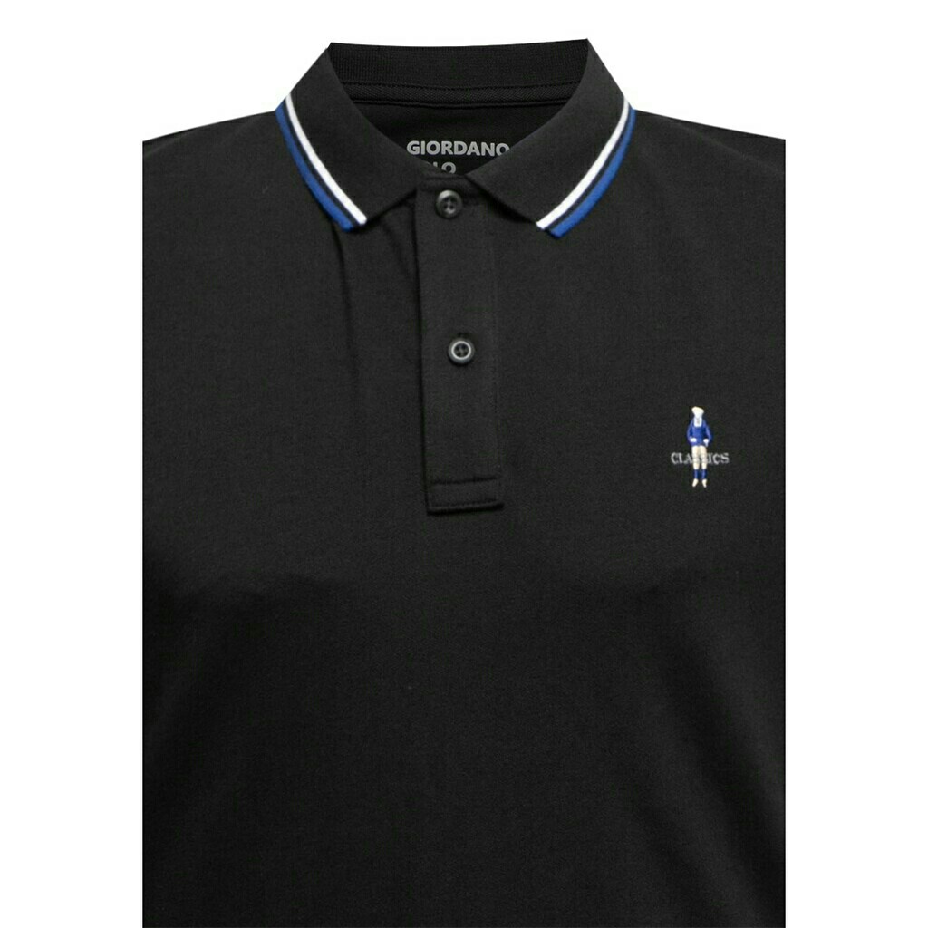 Giordano Men Classic Embroidery Polo Shirt