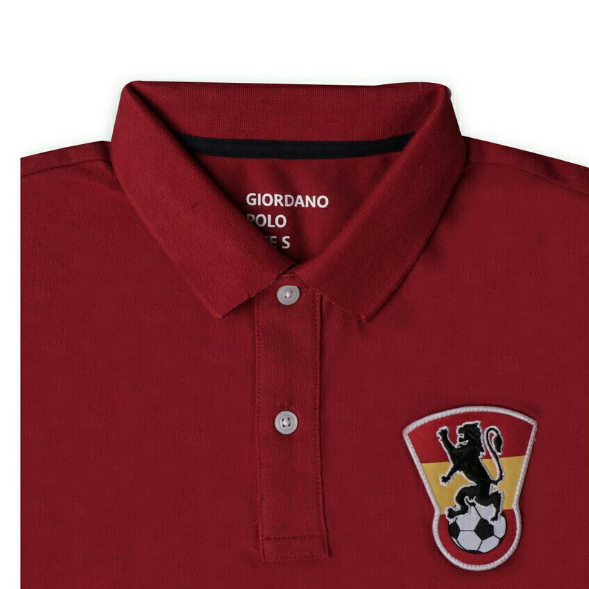 Giordano Men Football Series Embroidery Polo 3