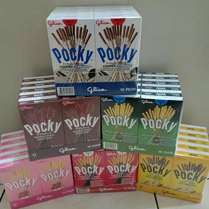 Glico Pocky Cookies Cream 40 Gr 4