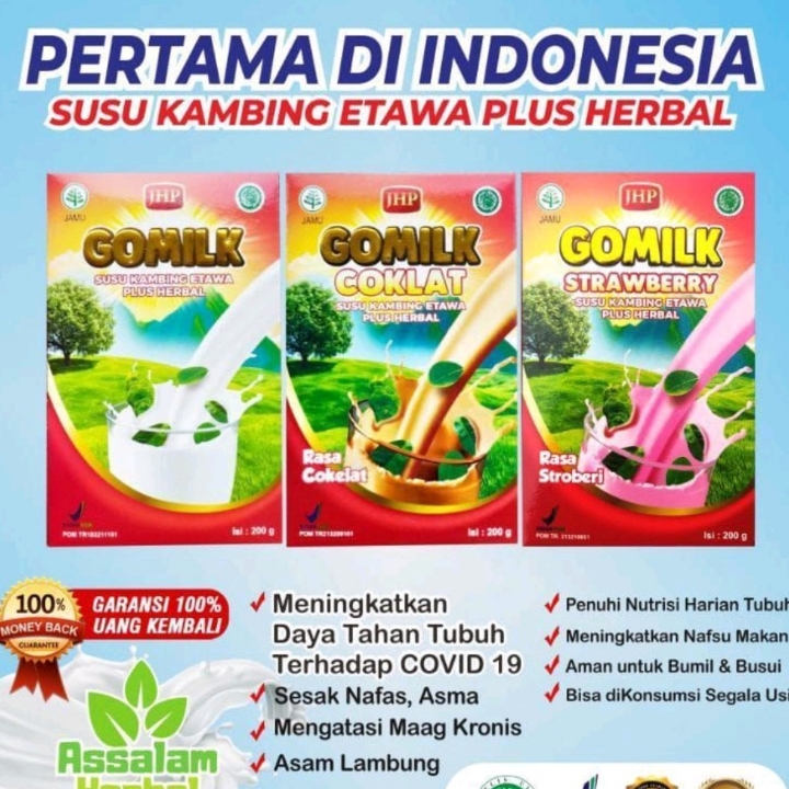 Gomilk Susu Kambing Etawa 200gr