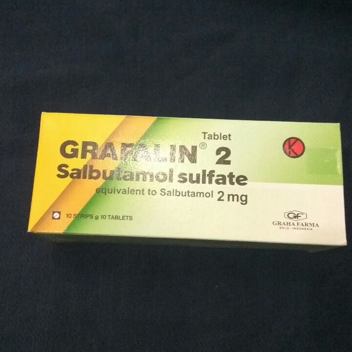 Grafalin 2mg Atau Salbutamol 2mg