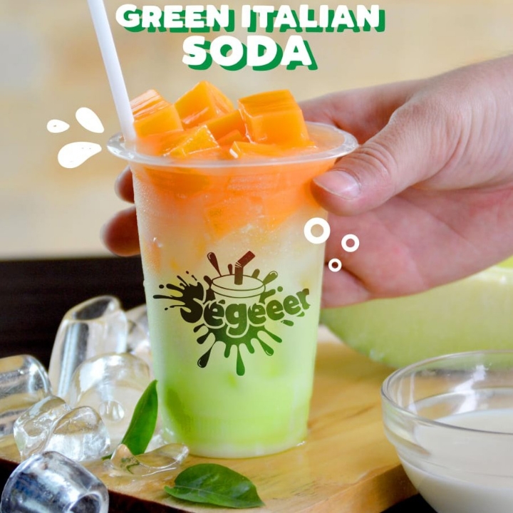 Green Italiana Soda