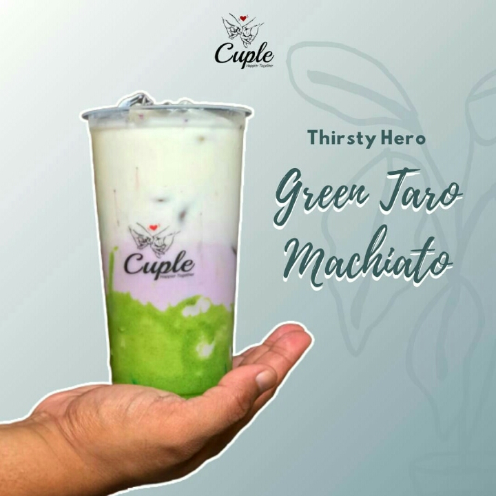 Green Taro Machiato