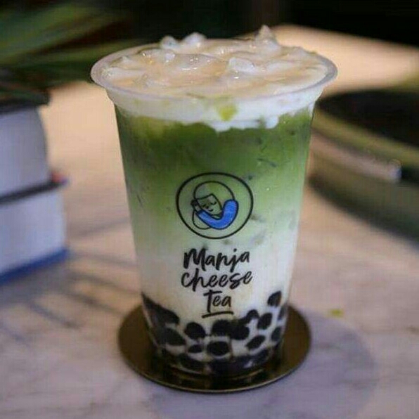 Green Tea Boba Cheese 