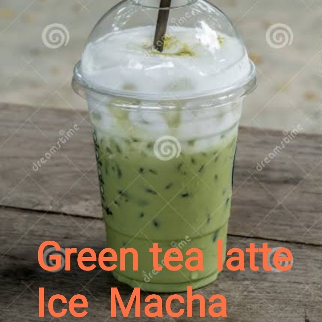 Green Tea Latte Ice Macha