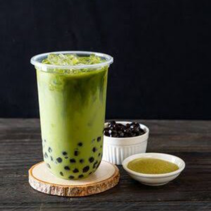 Green Tea Milk Boba