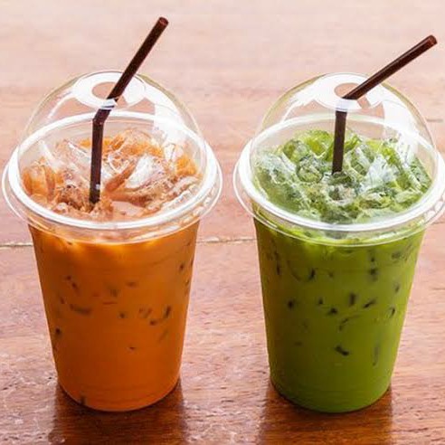 Green Thai Tea Yakult Cup 16