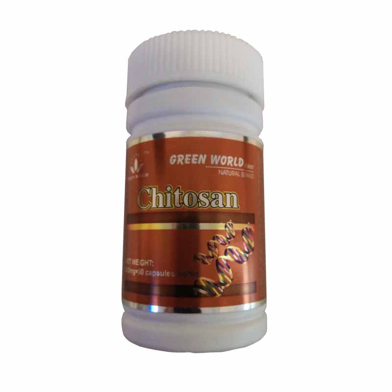 Green World Chitosan Capsule Untuk Menyerap Lemak, Logam Berat Serta M