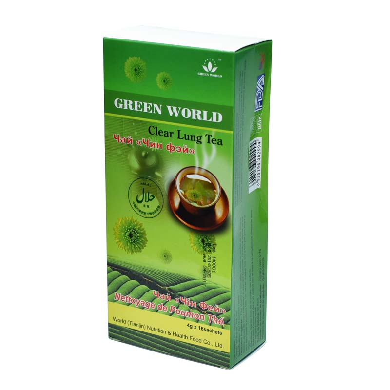 Green World Clear Lung Tea Untuk Menjaga Fungsi Paru-Paru Serta Pernap