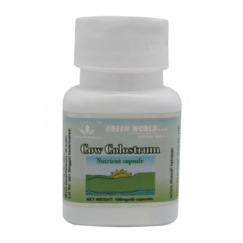 Green World Cow Colostrum Capsule Untuk Meningkatkan Imunitas Anak Mau