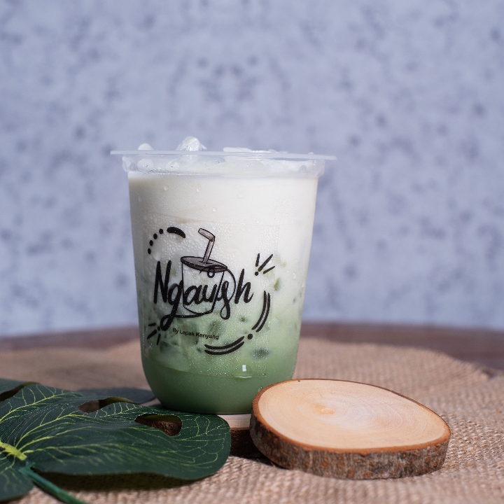 Greentea Milk Tanpa Topping