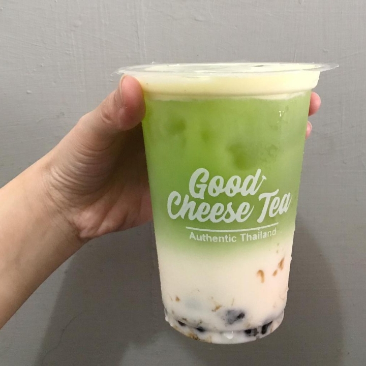 Greentea original tanpa bubble dan creeam cheese