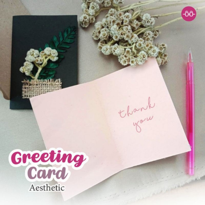 Greeting Card Aesthetic Kartu Ucapan Gift Card Unik