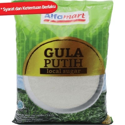 Gula Pasir Lokal Putih 1kg