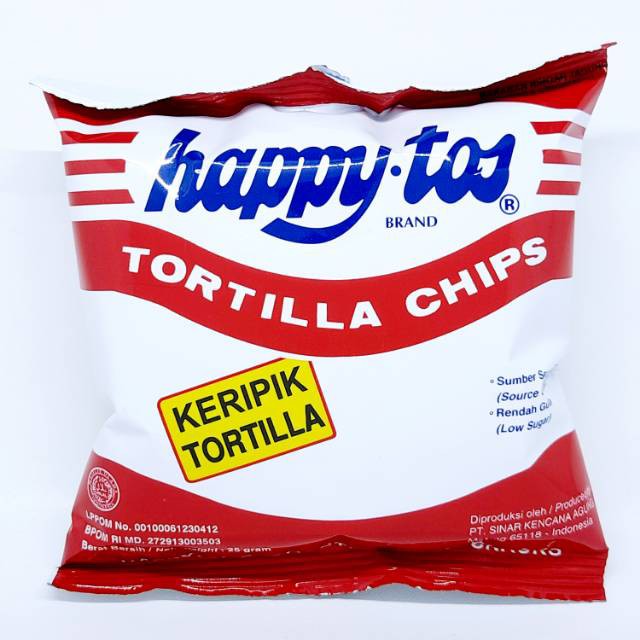 HAPPYTOS SNACK TORTILLA CHIPS CORN 25 GR