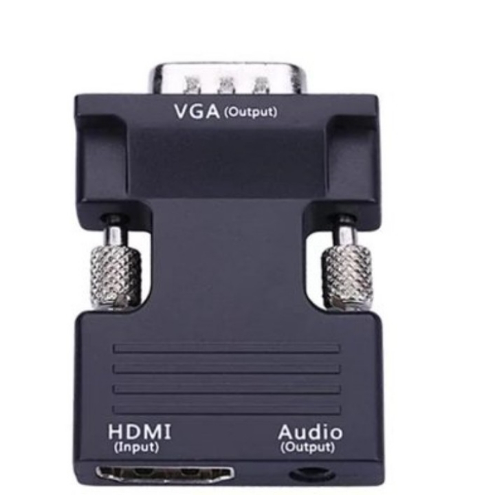 HDMI Female to VGA Male Converter Adapter Support 1080P Signal Output