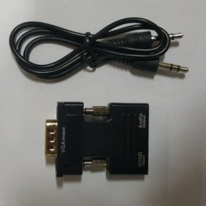 HDMI Female to VGA Male Converter Adapter Support 1080P Signal Output 2