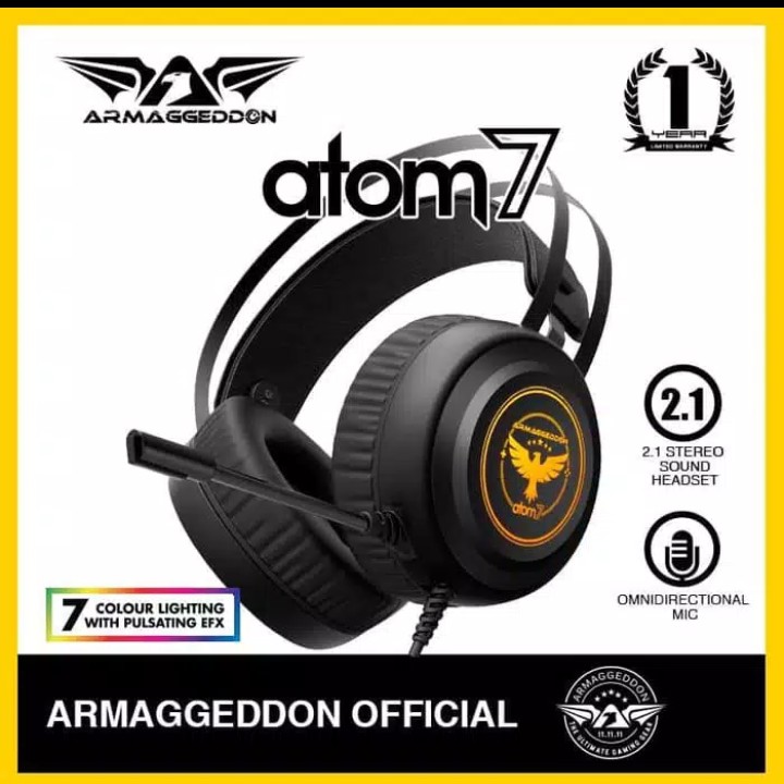 HEADSEAT GAMING ARMAGGEDON ATOM 7 2