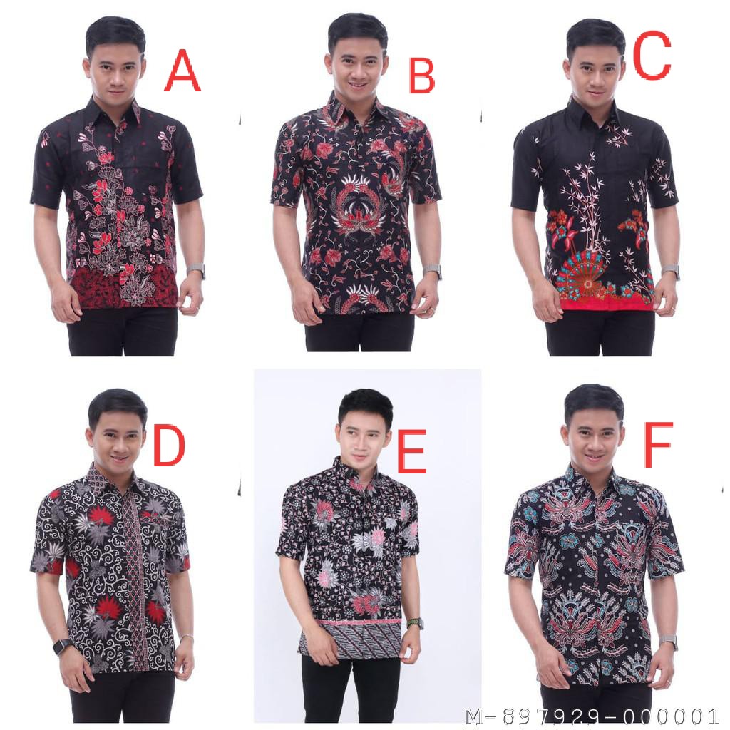 HEM BATIK PRIA LENGAN PENDEK