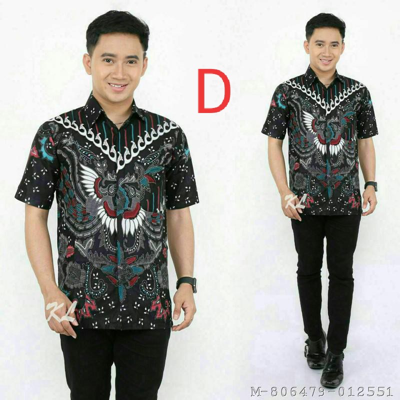 HEM BATIK PRIA LENGAN PENDEK