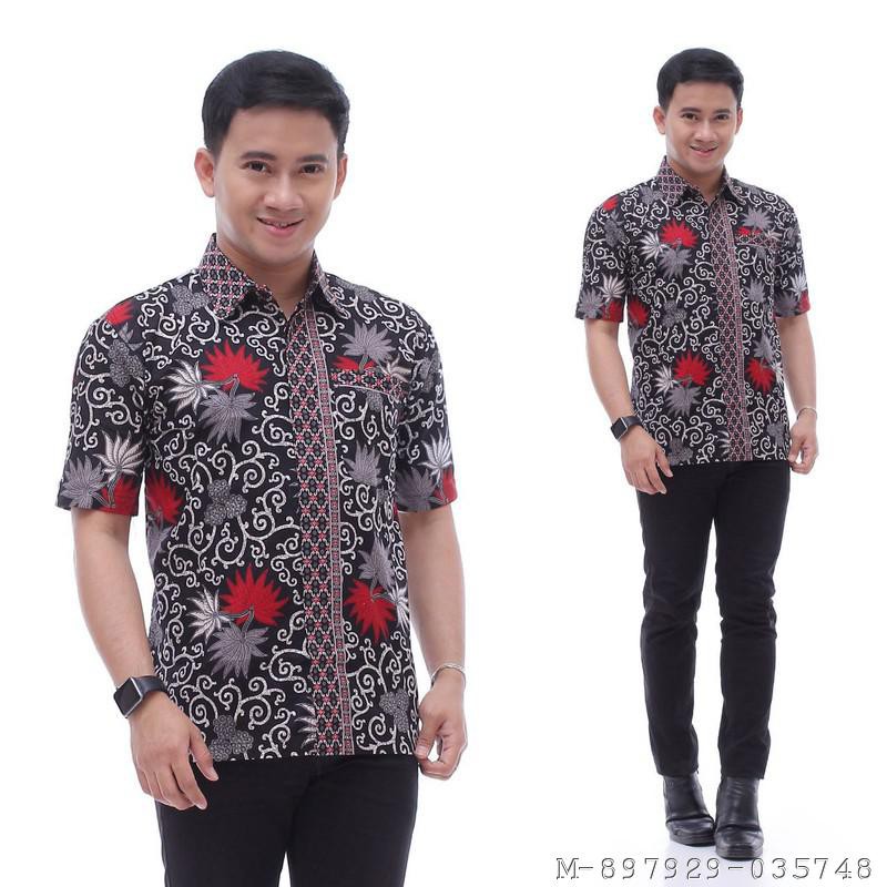 HEM BATIK PRIA LENGAN PENDEK 2