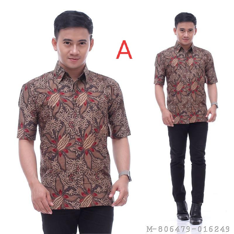 HEM BATIK PRIA LENGAN PENDEK 2