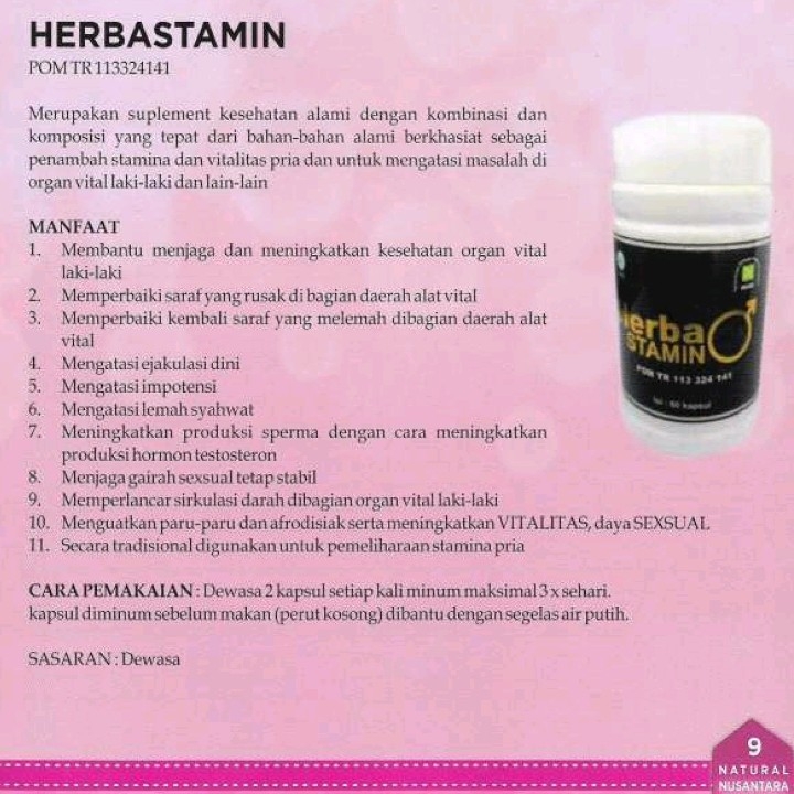 HERBASTAMIN ORIZINAL NASA 3