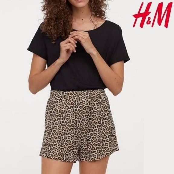 HNM HOTPANTS LEOPARD