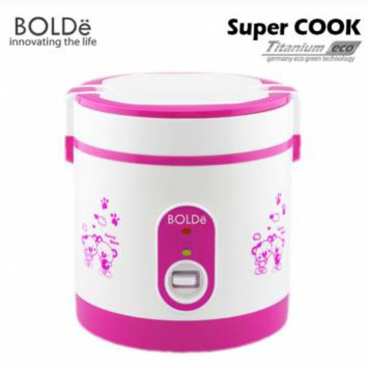 HOME APPLIANCE BOLDE SUPER COOK TITANIUM ECO PINK