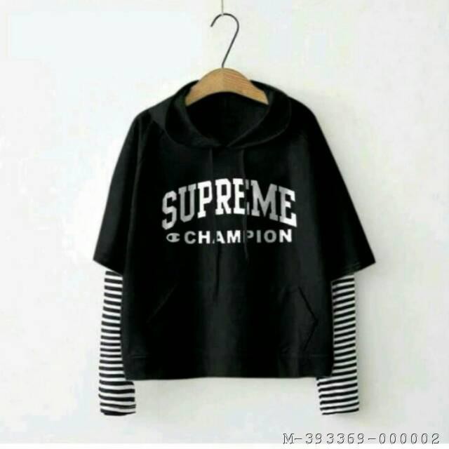 HOODIE WANITA SUPREME CHAMPION 2