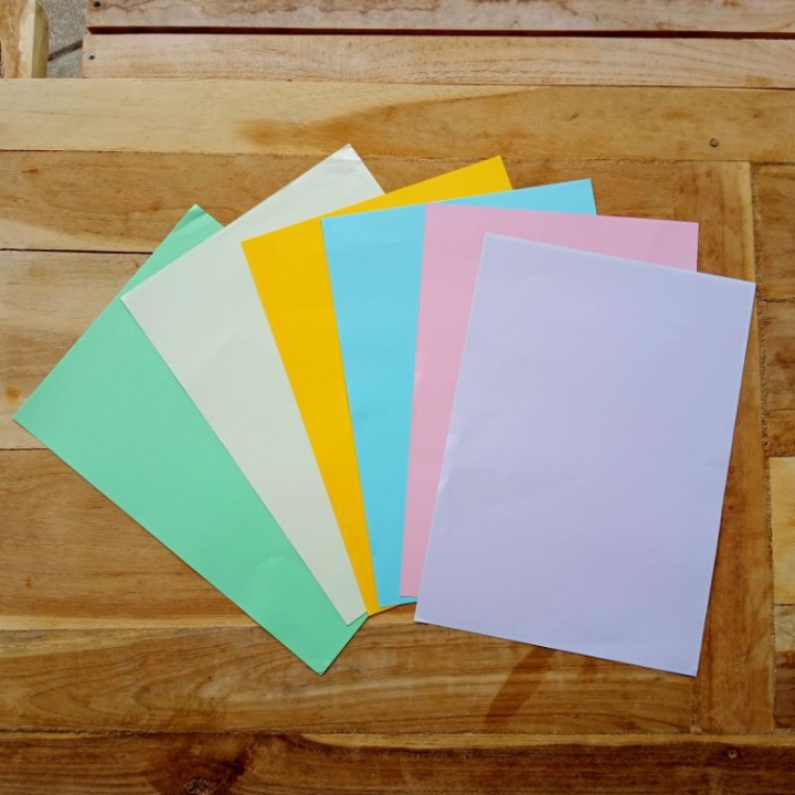 HVS Warna Pastel Paper per 10 lembar A4 80gsm 2