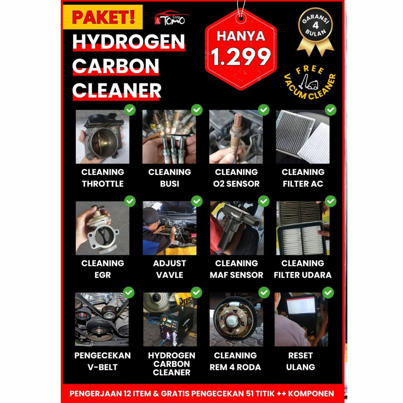 HYDROGEN CARBON CLEANER SPESIAL 2