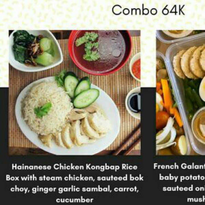 Hainanese Chicken Kongbap Rice Box