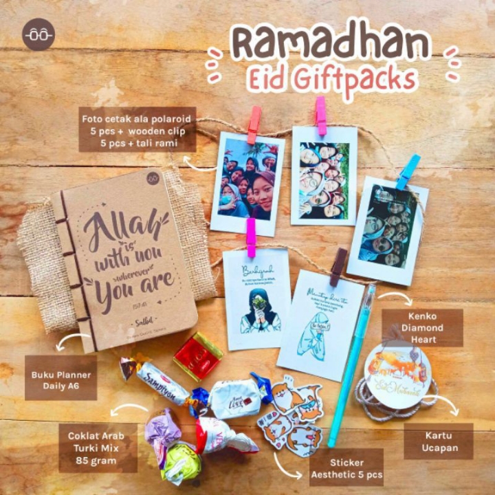 Hampers Ramadhan Eid Giftpack Unik Coklat Buku