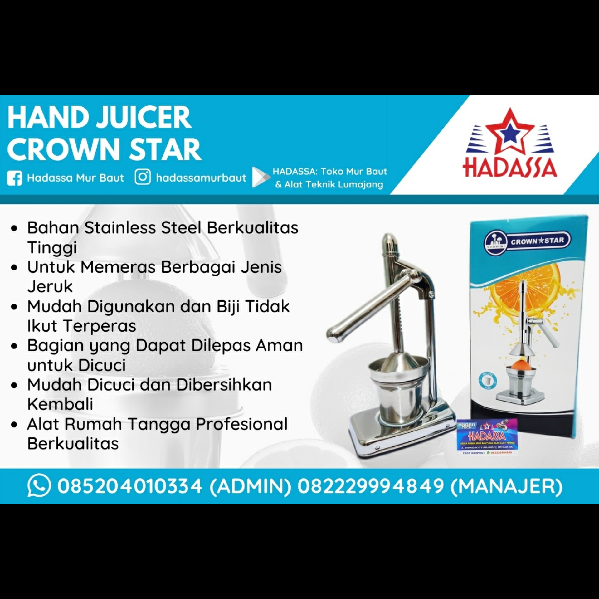 Hand Juicer Crown Star