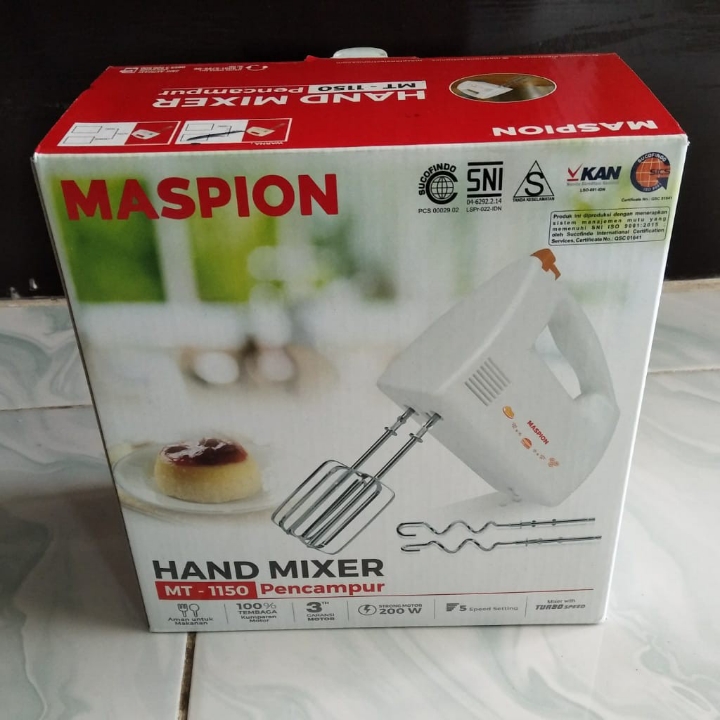 Hand Mixer Maspion MT1193