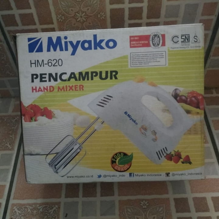 Hand Mixer Miyako HM 620 SM 625 - TANPA STIK PENGADUK 2