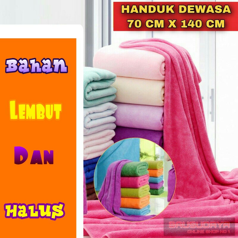 Handuk Mandi Dwasa Microfiber