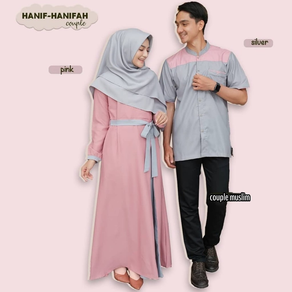 Hanif Hanifah Couple l Dress Muslim Gamis 2