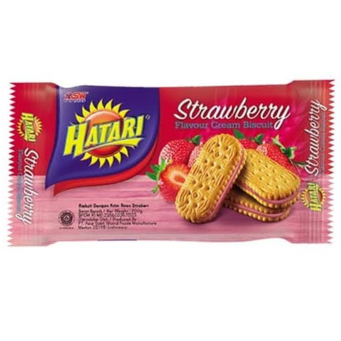 Hatari Flavour Biskuit Strawberry 200g