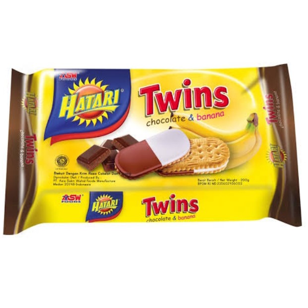 Hatari Twins Chocolate Banana 200g