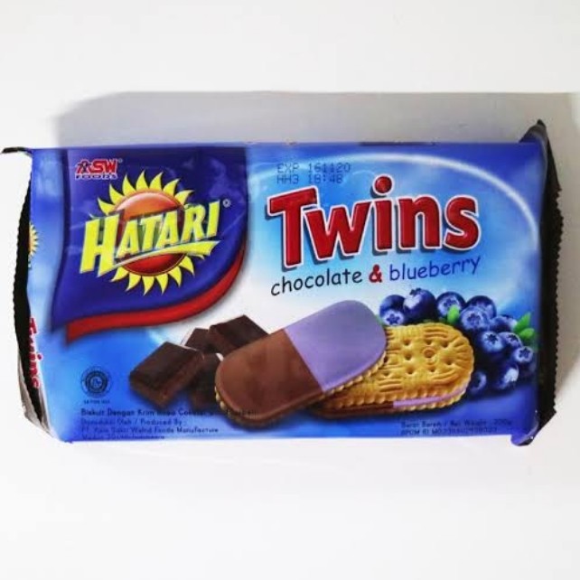 Hatari Twins Chocolate Blueberry 200g