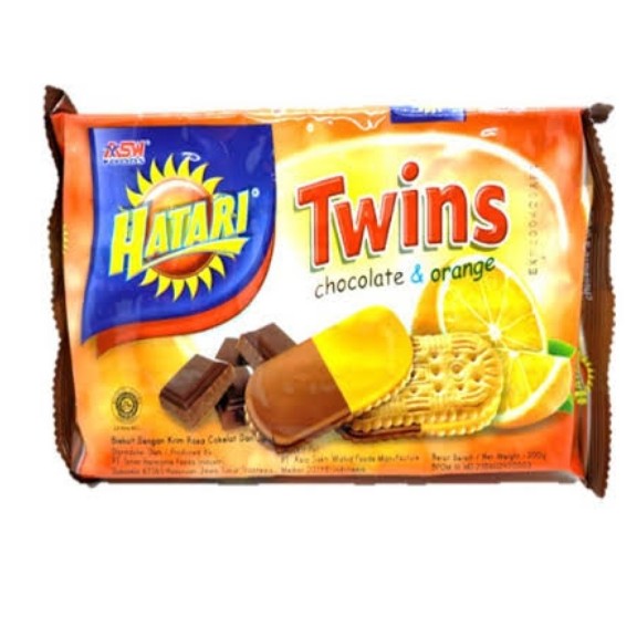 Hatari Twins Chocolate Orange 200g